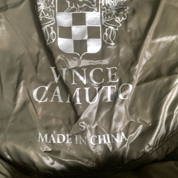 Vince Camuto olive green jacket🌺 lightweight‎ size S down feathers filler - Picture 3 of 11